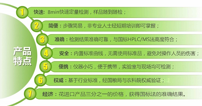 上海飞测生物呕吐毒素荧光定量快速检测系统优点